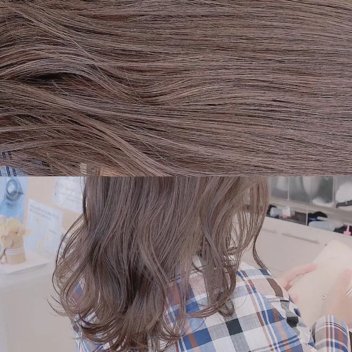 ロング カラー ヘアカラー 艶カラー 髪質改善 🍓苺奈のヘアスタイル