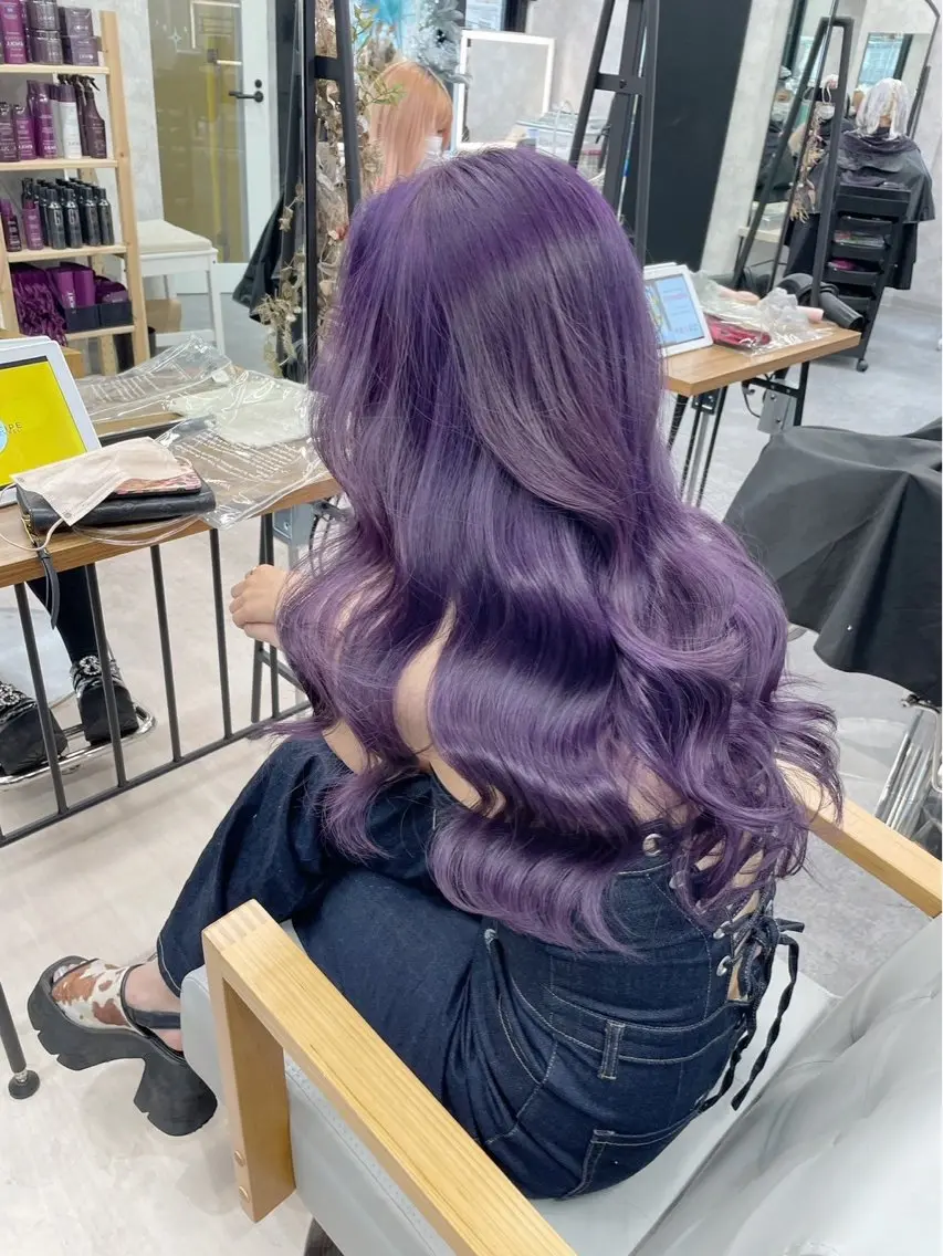 ロング カラー 愛されまつ毛🐰 のあ💞のマツエク・マツパデザイン