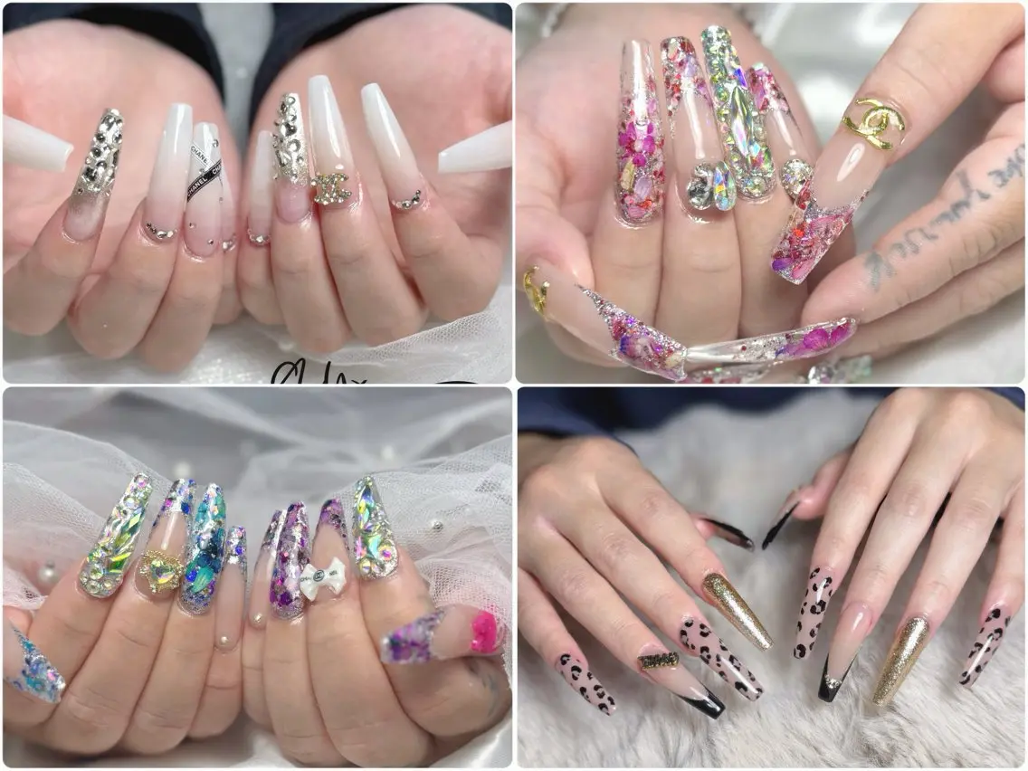 チップ長さだしロング+フルアート　¥14,500 → ¥13,000の写真