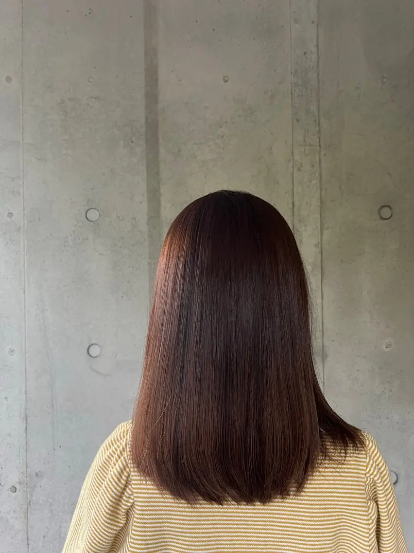 セミロング 髪質改善 南砂hairmake Feluceのヘアスタイル