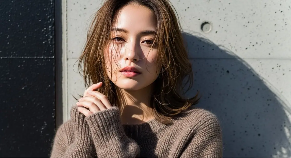 ミディアム LOVESTOIKE 堂本のヘアスタイル