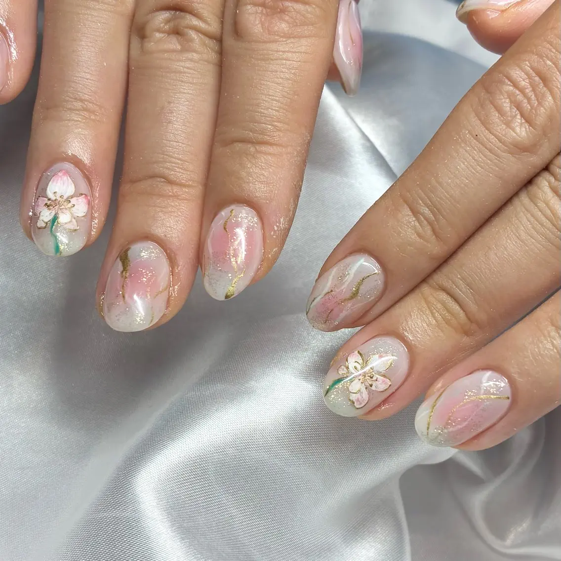 ネイル ハンドネイル Nail ヌシん家 AKANEのネイルデザイン