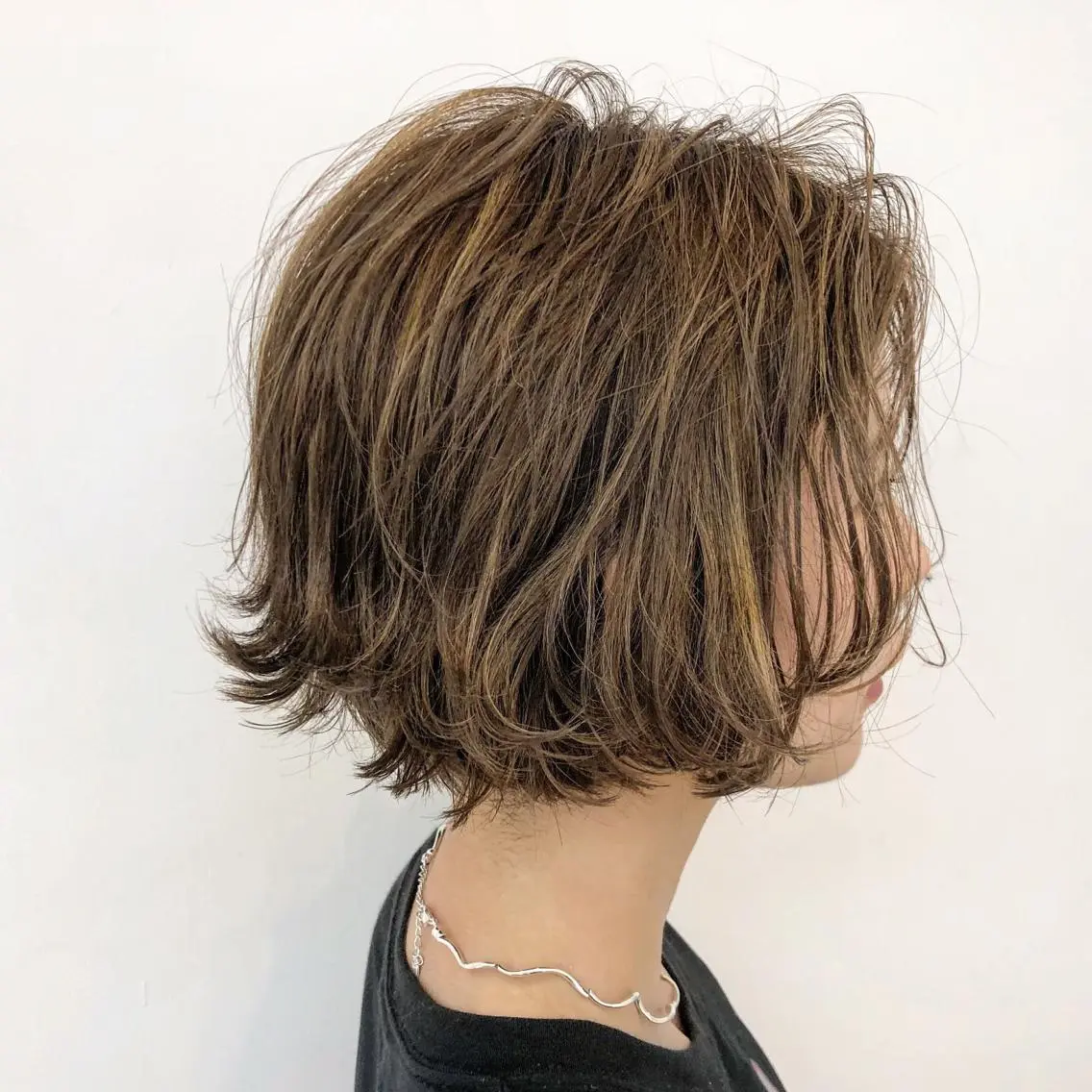 ショート カラー 似合わせカット/ レイヤーカット/新谷のヘアスタイル