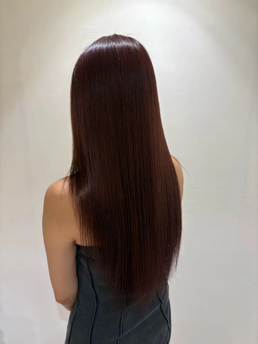 セミロング カラー 髪質改善 トリートメント 顔周りだけで垢抜ける レイヤー/小池 祐のヘアスタイル