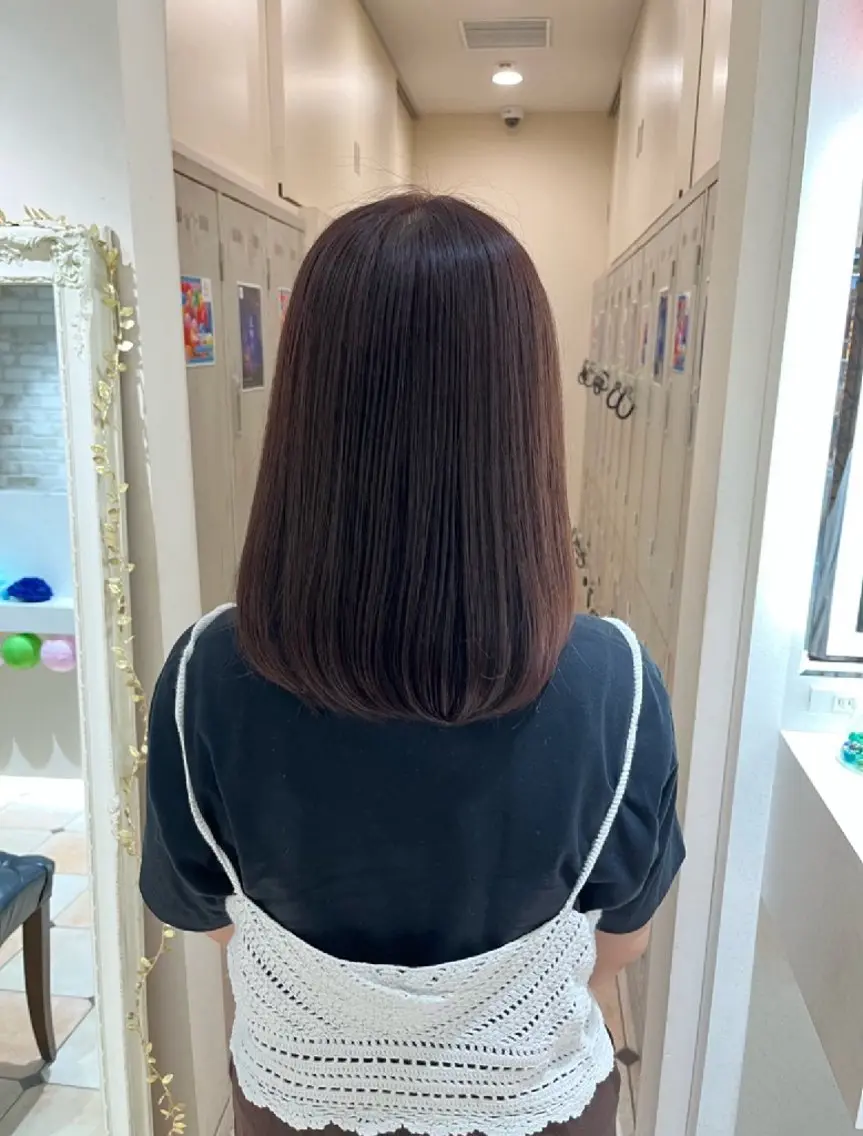 カラー ベージュカラー ラベンダーカラー ヘアカラー トリートメント ヘッドスパ 🌸似合わせカラー 森木沙弥🌸のヘアスタイル