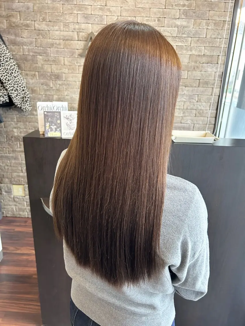 ロング カラー トリートメント トリートメント HairDesign Azurのヘアスタイル