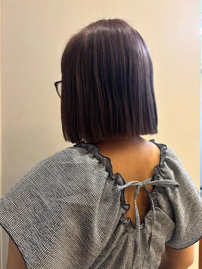 ショート カラー カット ヘアカラー みぞぐち じゅりのヘアスタイル