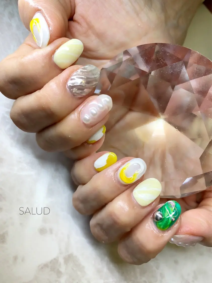 ネイル ハンドネイル Nail Salon SALUDのネイルデザイン