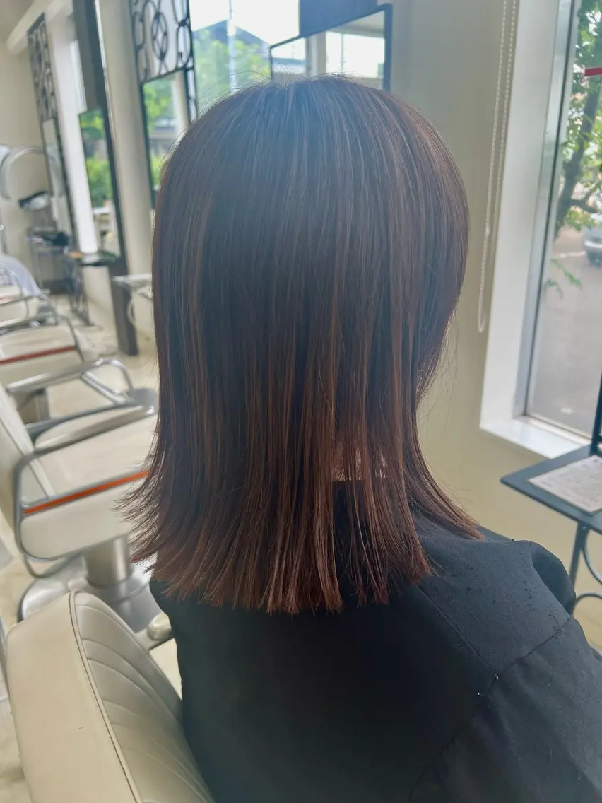 ミディアム Rapt.HAIR 中村 知里のヘアスタイル