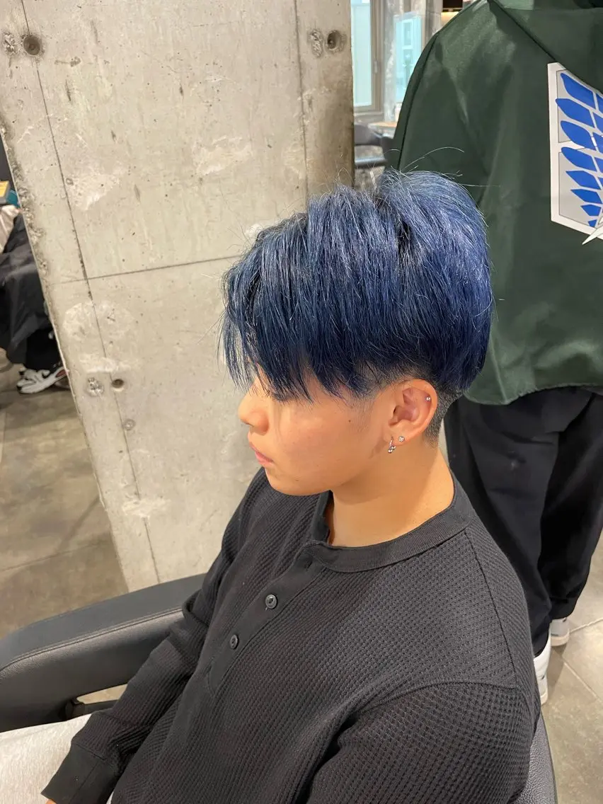 ショート カラー ヘアカラー トリートメント ハイトーン 横浜💞ミオのヘアスタイル