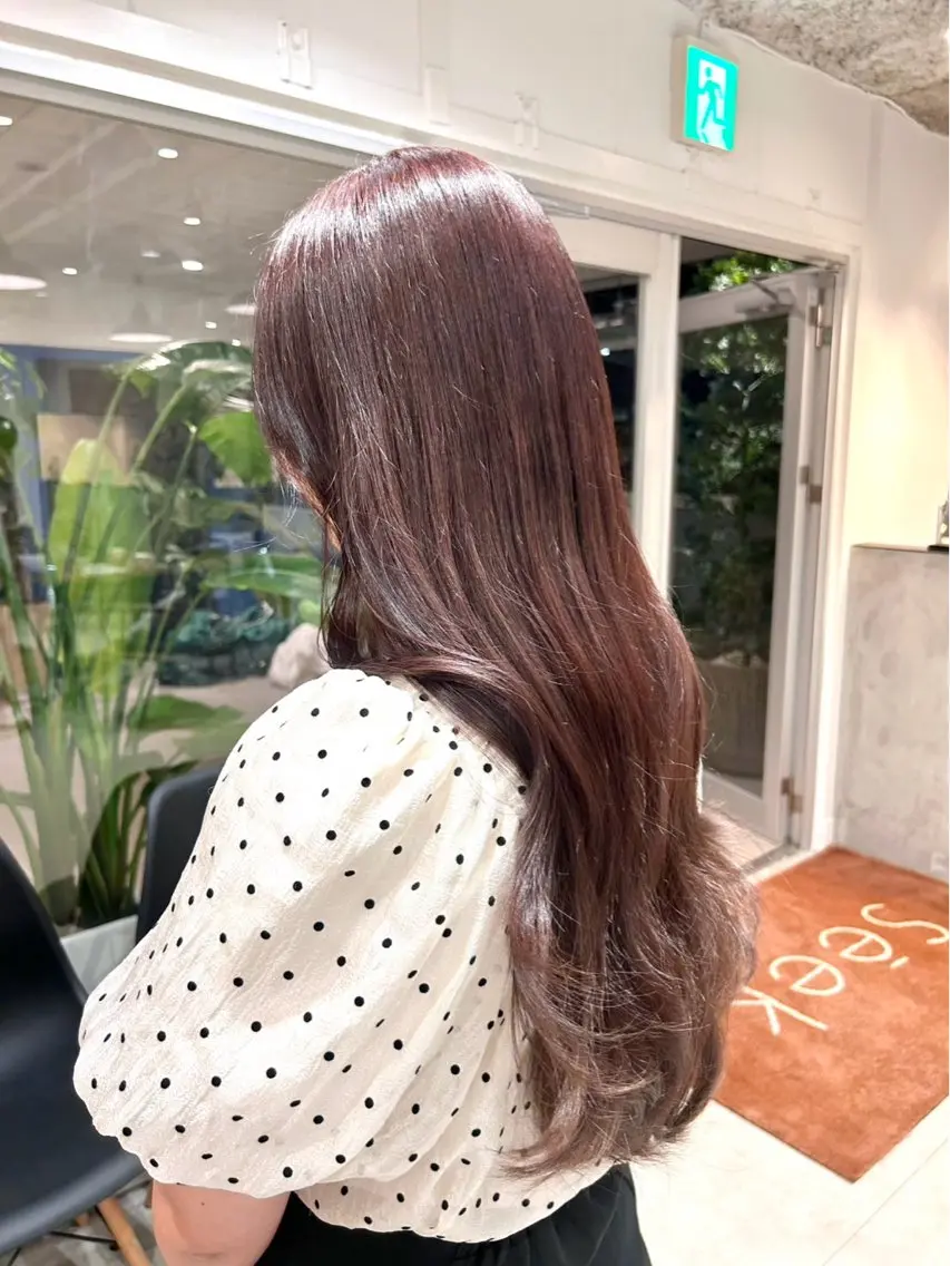 カラー 💜🦋AIRI /パーマ🦋💜のヘアスタイル