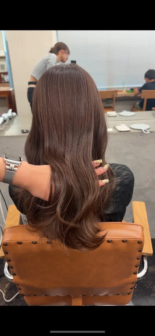 セミロング カット ヘアカラー トリートメント 赤み消し🌱/レイヤ ーカット/ののか💞のヘアスタイル
