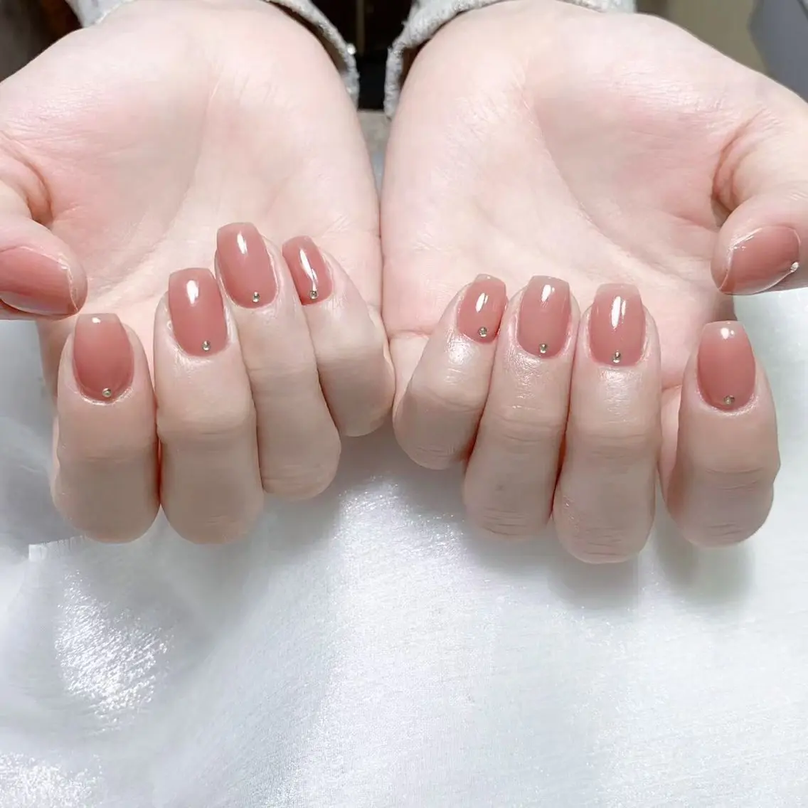 メンズ ネイル ストーンネイル ハンドネイル NAILサロン 木にいるのネイルデザイン