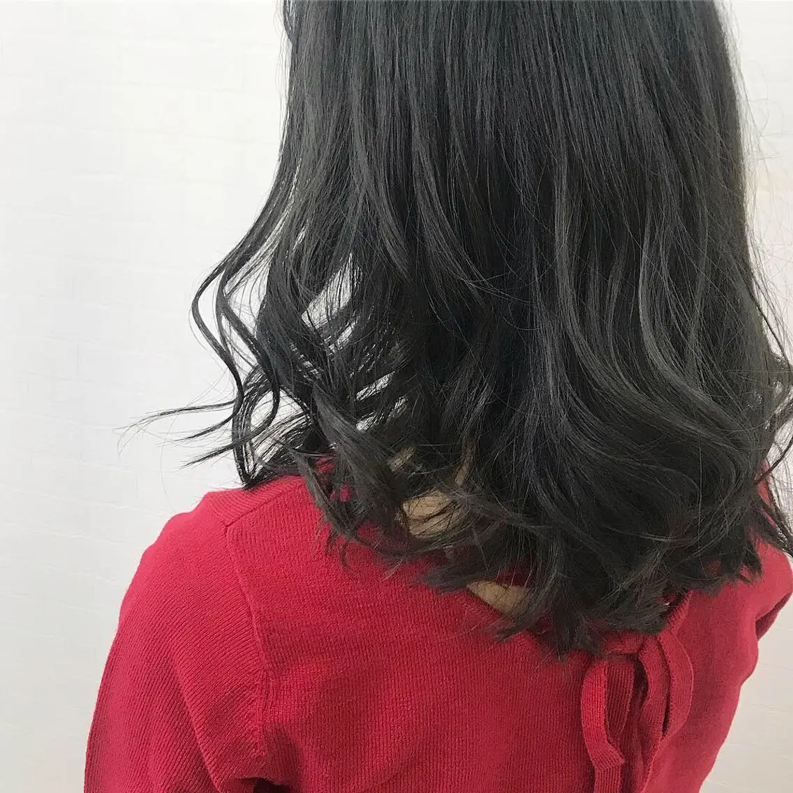 カラー オリーブ/アッシュ やわらか透明感カラーのヘアスタイル