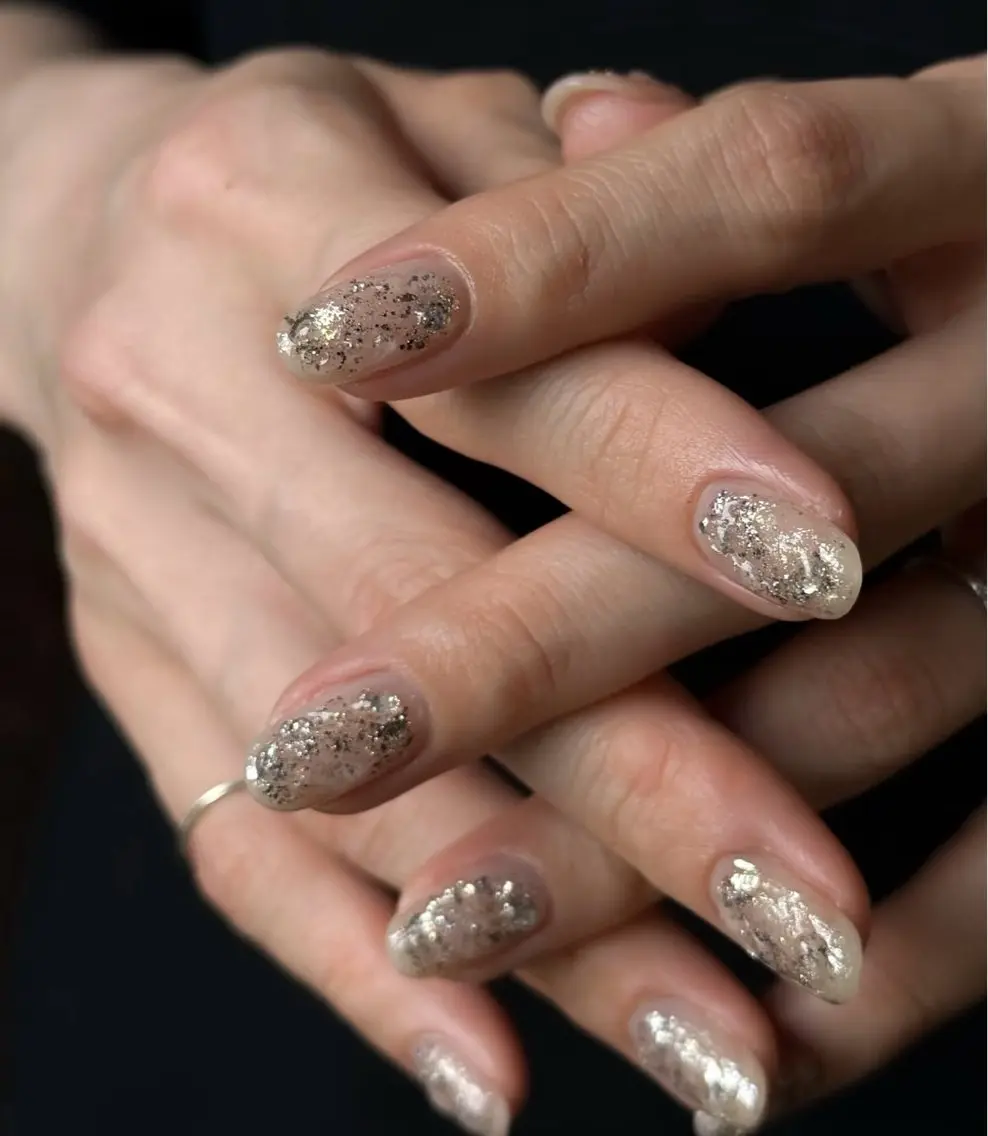 ネイル アートネイル フレンチネイル マグネットネイル ミラーネイル オフィスネイル ハンドネイル Blossom nail_研修のネイルデザイン