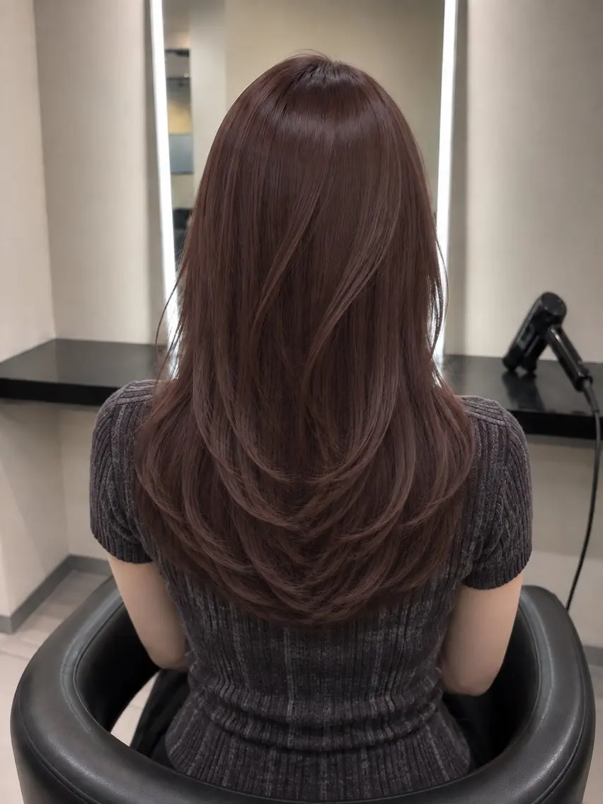ミディアム カラー ブラウンカラー トリートメント 🌈ウルトワ水素 髪質改善naru🌈のヘアスタイル