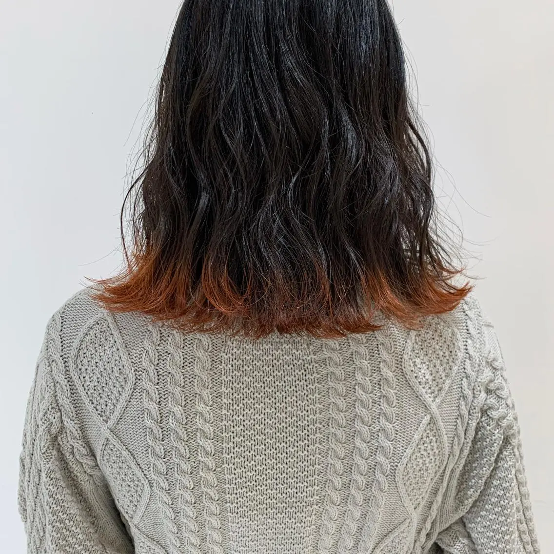 セミロング kiyono ⭐︎ダブルカラーのヘアスタイル
