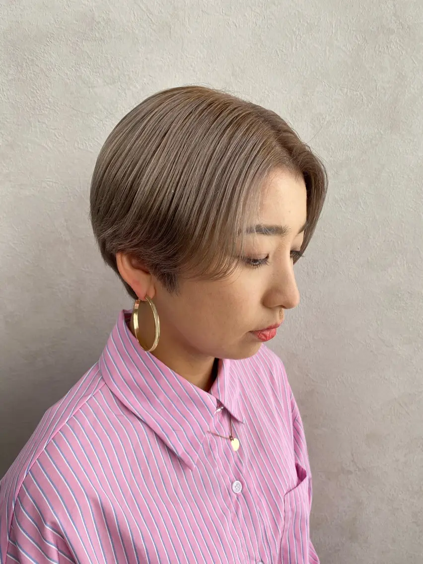 ショート カラー 🌼似合わせカラー / Misaki🌼のヘアスタイル