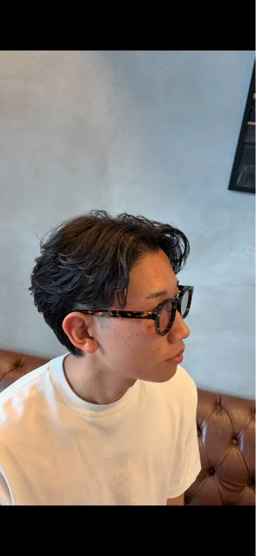 ショート パーマ カット パーマ 堤 暖のヘアスタイル