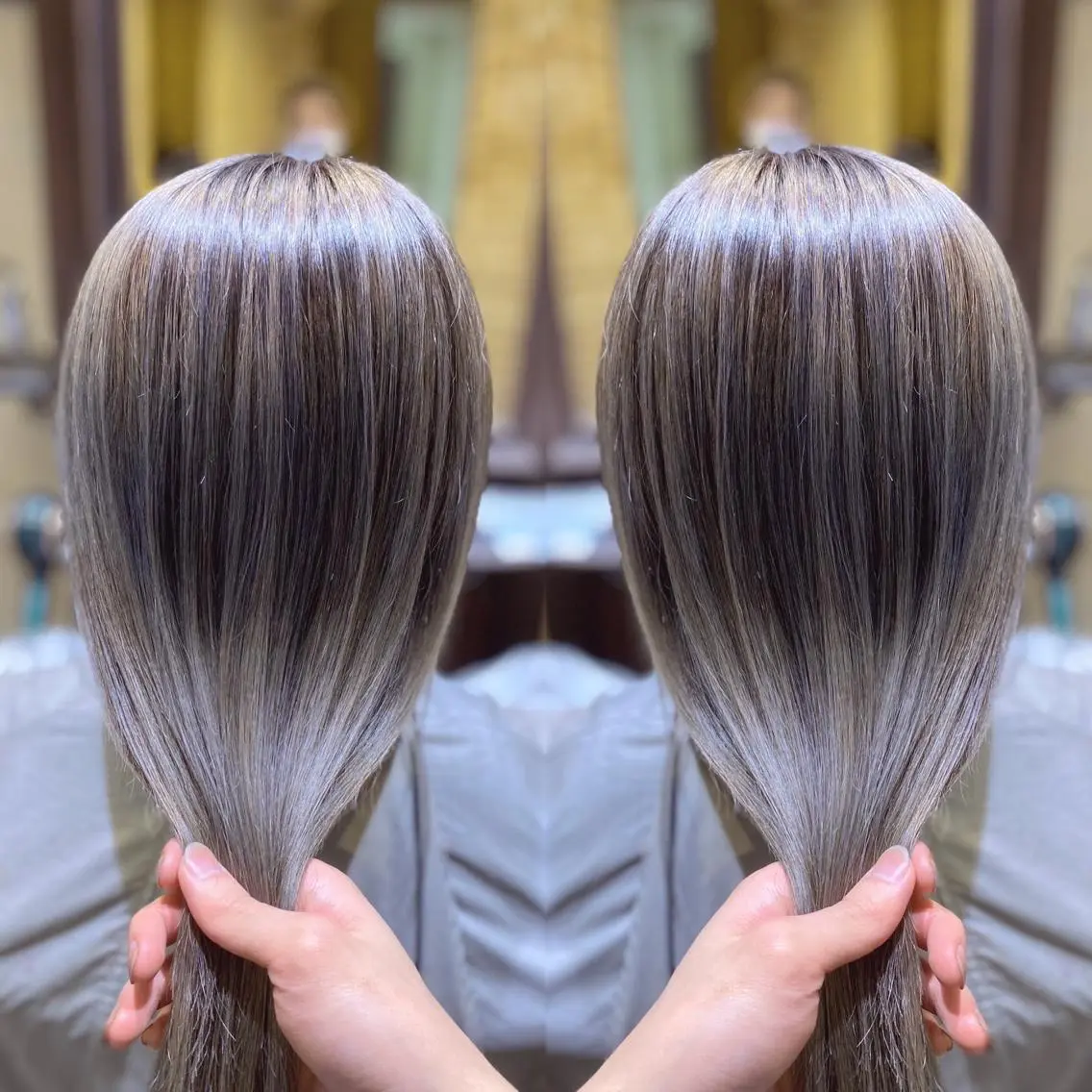 セミロング レイヤーカット カット ヘアカラー トリートメント 🦄Re.ly代表 灰野壮🦄のヘアスタイル