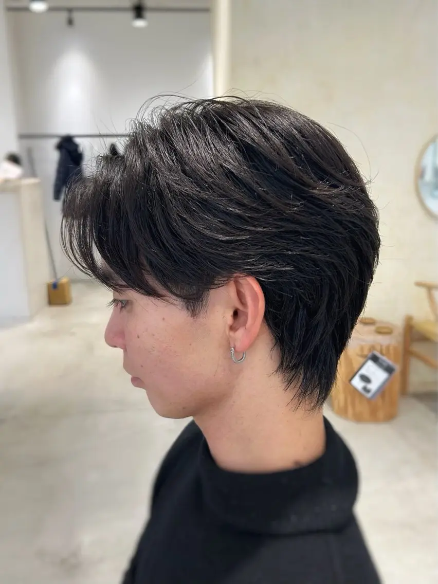 🩶 mens 🩶 カット & パーマの写真