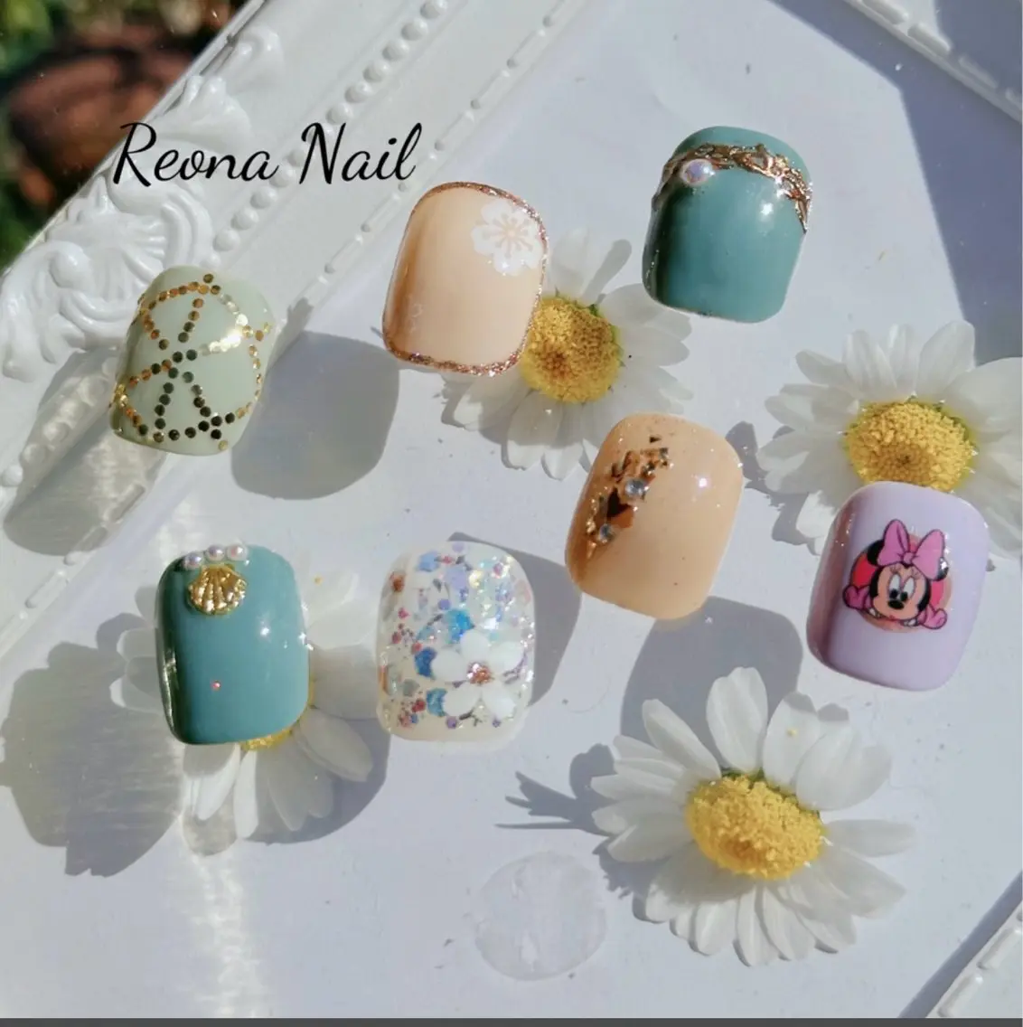 ネイル フットネイル Reona Nailのネイルデザイン