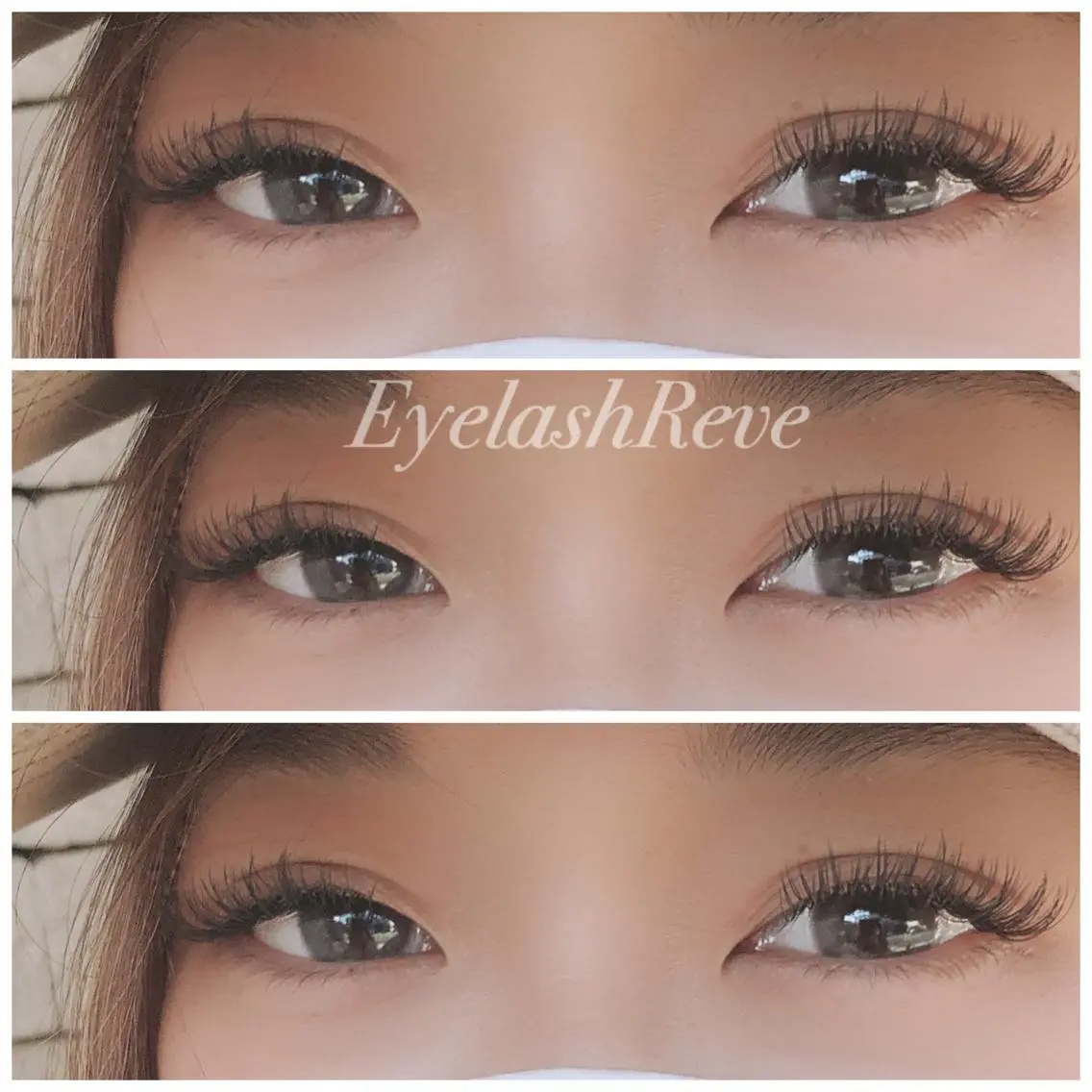 マツエク・マツパ Dカール フラットラッシュ Eyelash Reveのマツエク・マツパデザイン