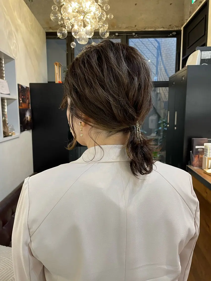 ミディアム ヘアアレンジ layer cut 店長/MIKUのその他イメージ