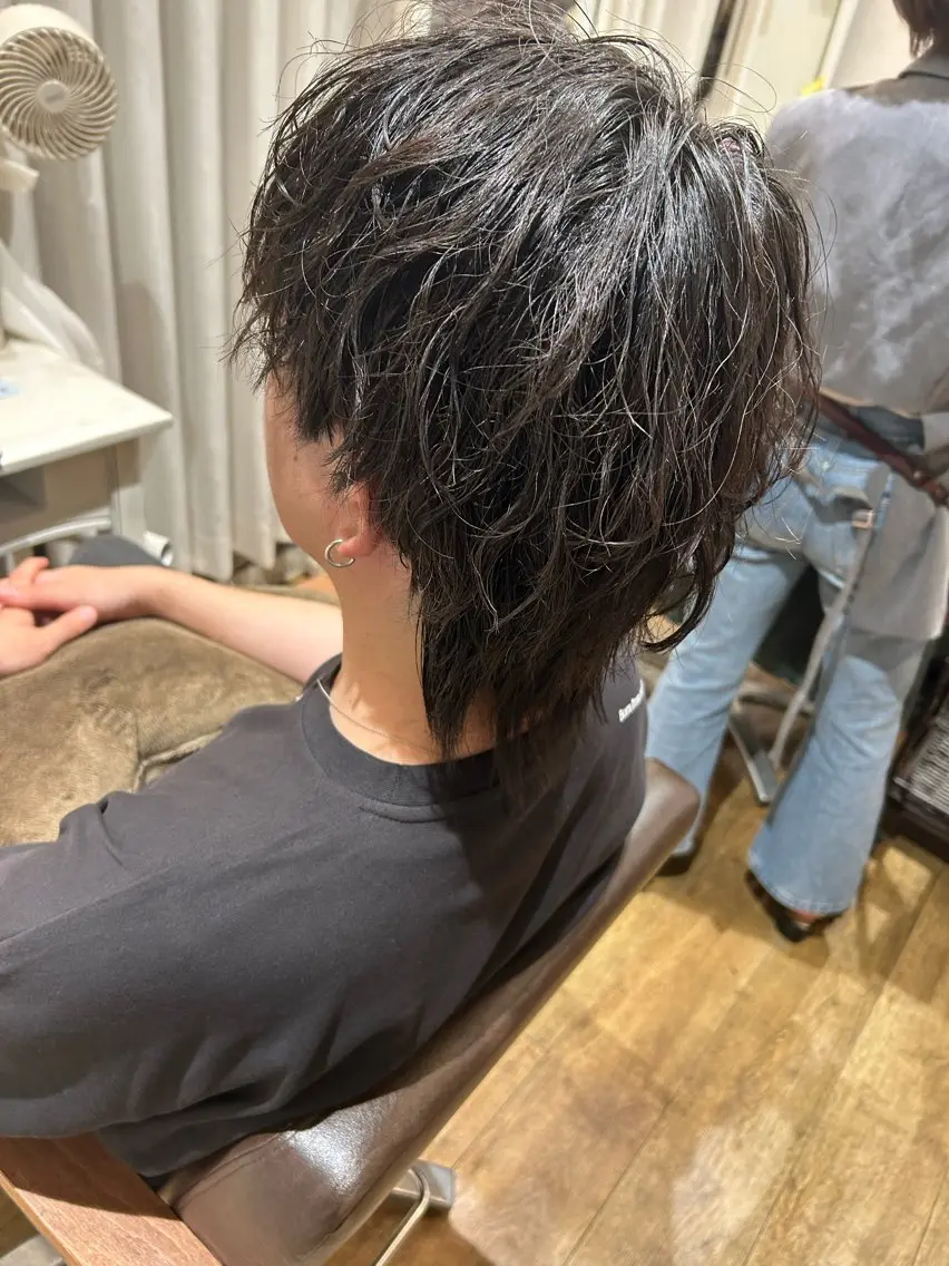 メンズ メンズウルフカット ウルフカット カット mai /attraのヘアスタイル