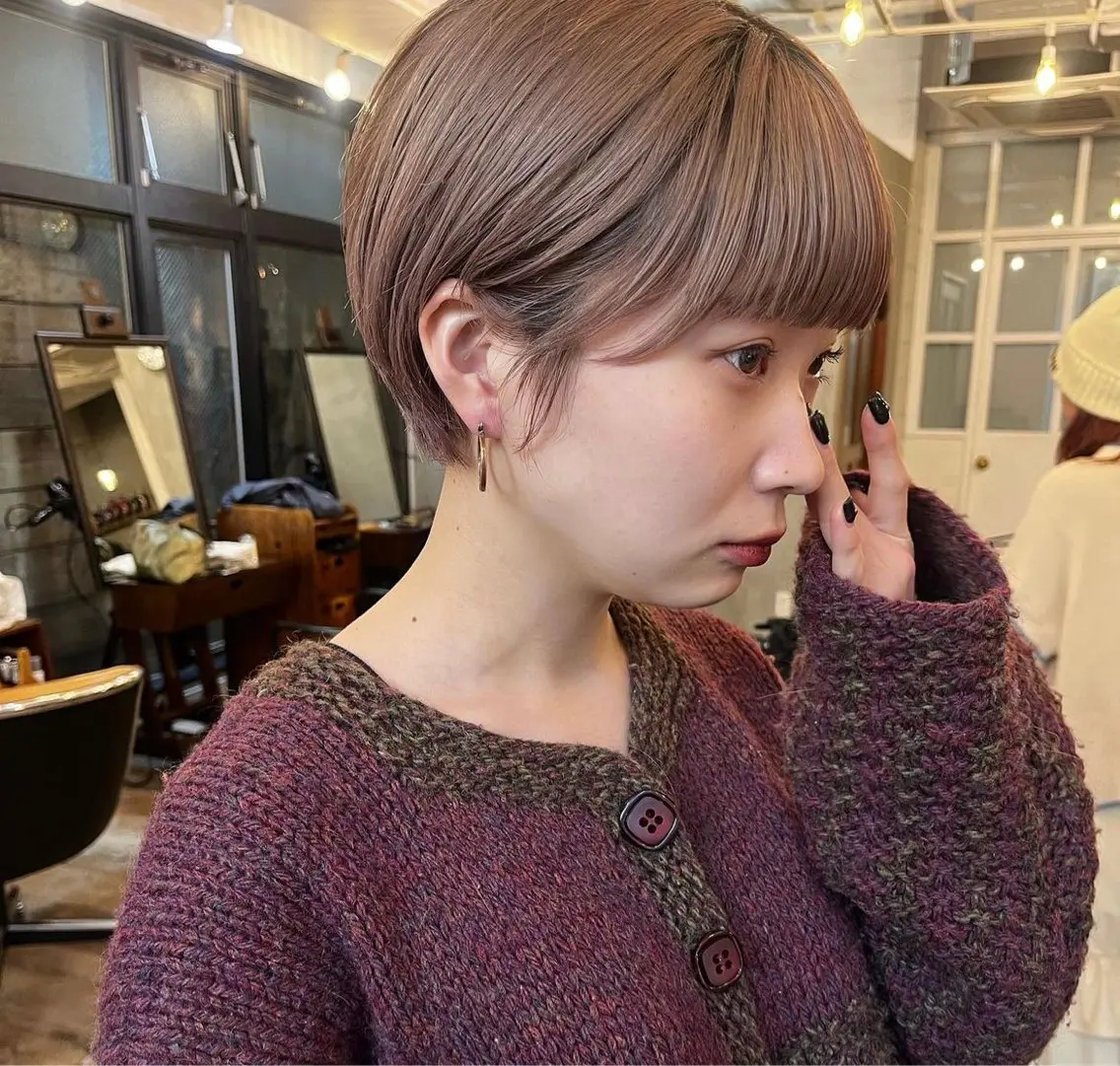 ショート 丸みショート ショートヘア 渋谷/原宿/メンズ/ コヤマトモヤのヘアスタイル