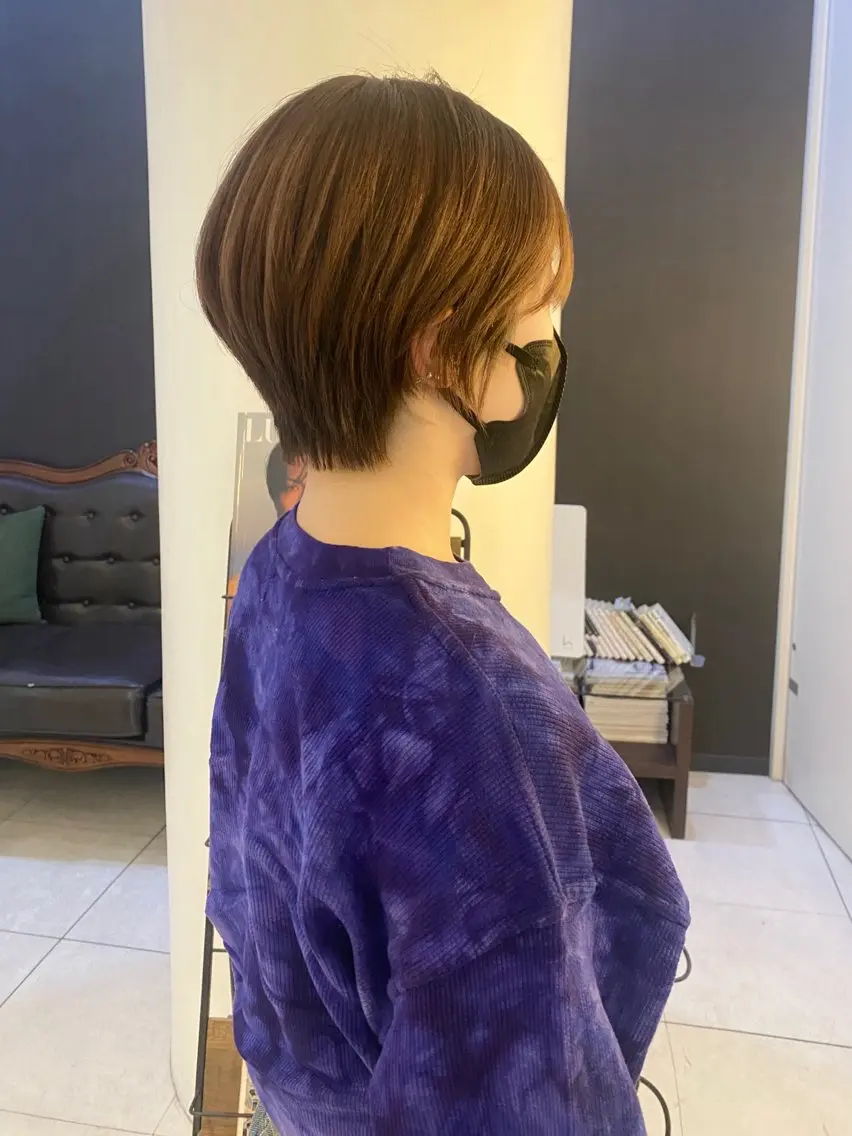 ショート カラー カット ヘアカラー トリートメント mai / linoah˚✧のヘアスタイル