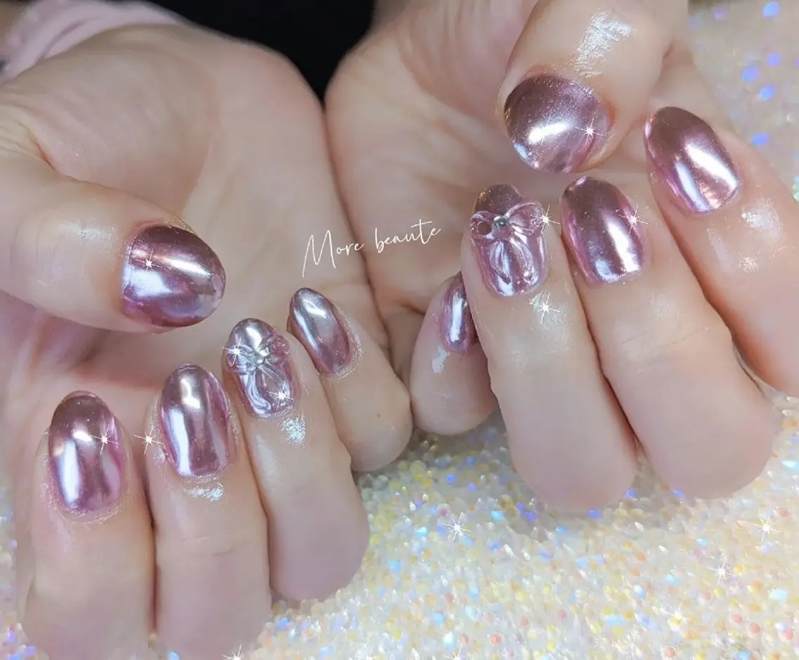ネイル 桜ネイル 長さ出し ジェルネイル ハート 韓国ネイル ハンドネイル I LOVE ME NAIL.。.:*♡のネイルデザイン