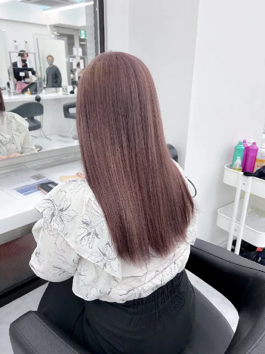 セミロング ヘアアレンジ カラー ヘアカラー トリートメント ヘッドスパ ヘアセット 🪞【公式】表参道 🪞knot🪞のヘアスタイル