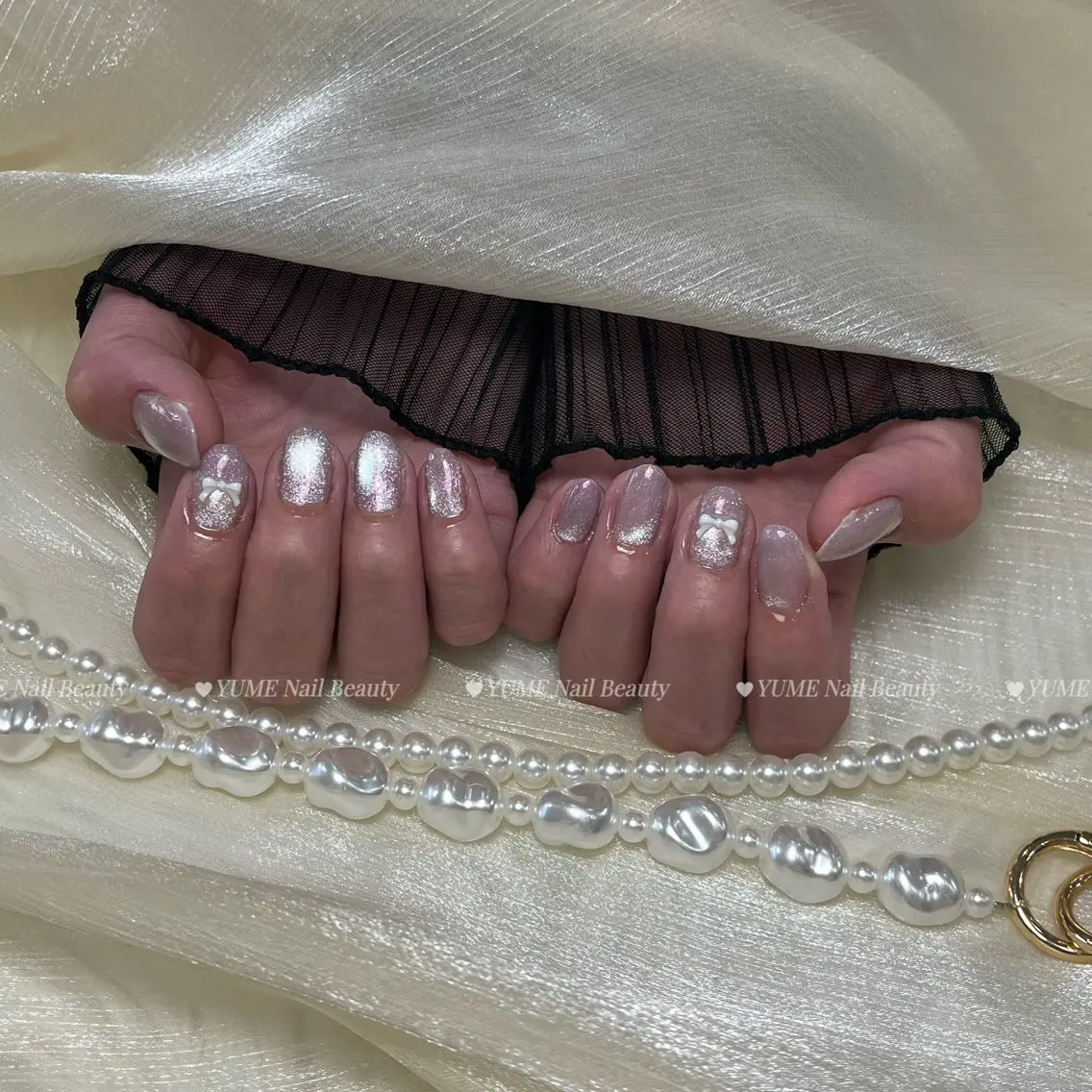 ネイル マグネットネイル ハンドネイル YUME Nail Beauty いちごのネイルデザイン