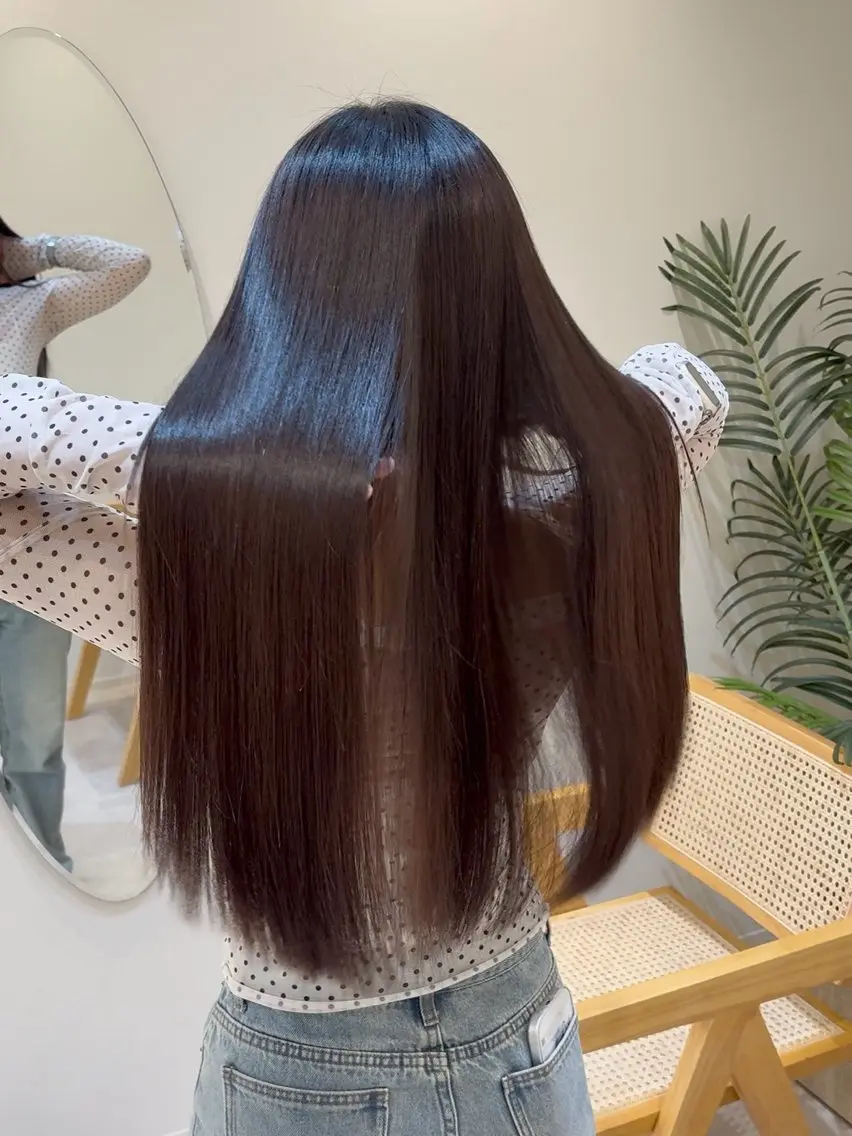 トリートメント 韓国🇰🇷レイヤー 似合わせ顔まわりのヘアスタイル
