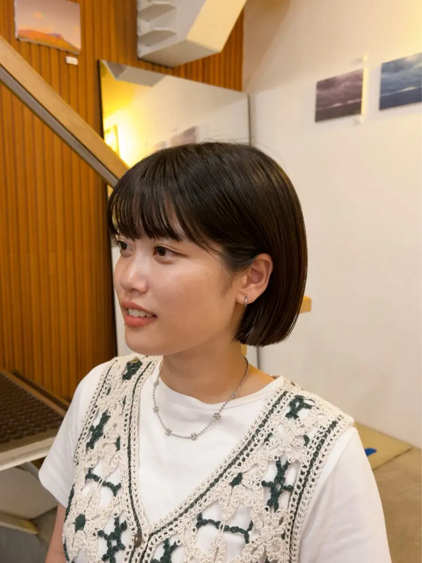ショート アオキ サキ💫のヘアスタイル