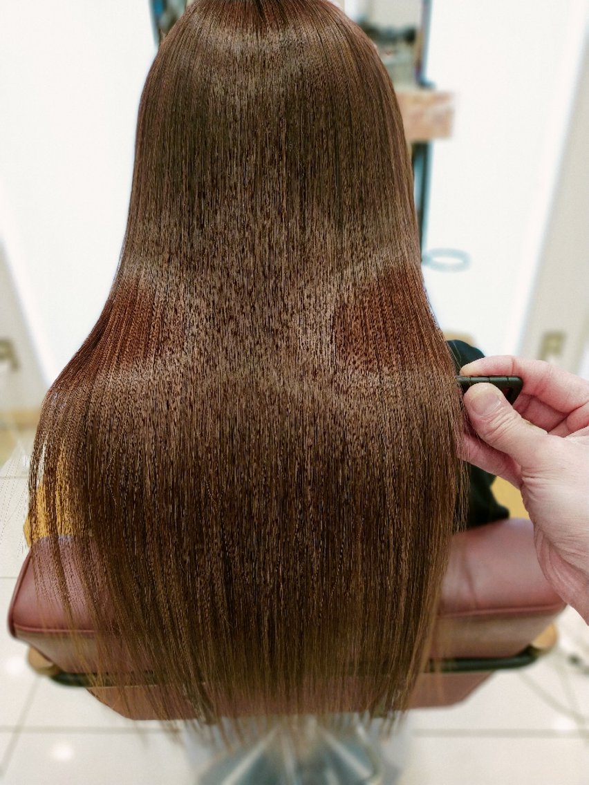 ロング カット 縮毛矯正 ひたちなか/髪質改善 /大森ヒデトのヘアスタイル