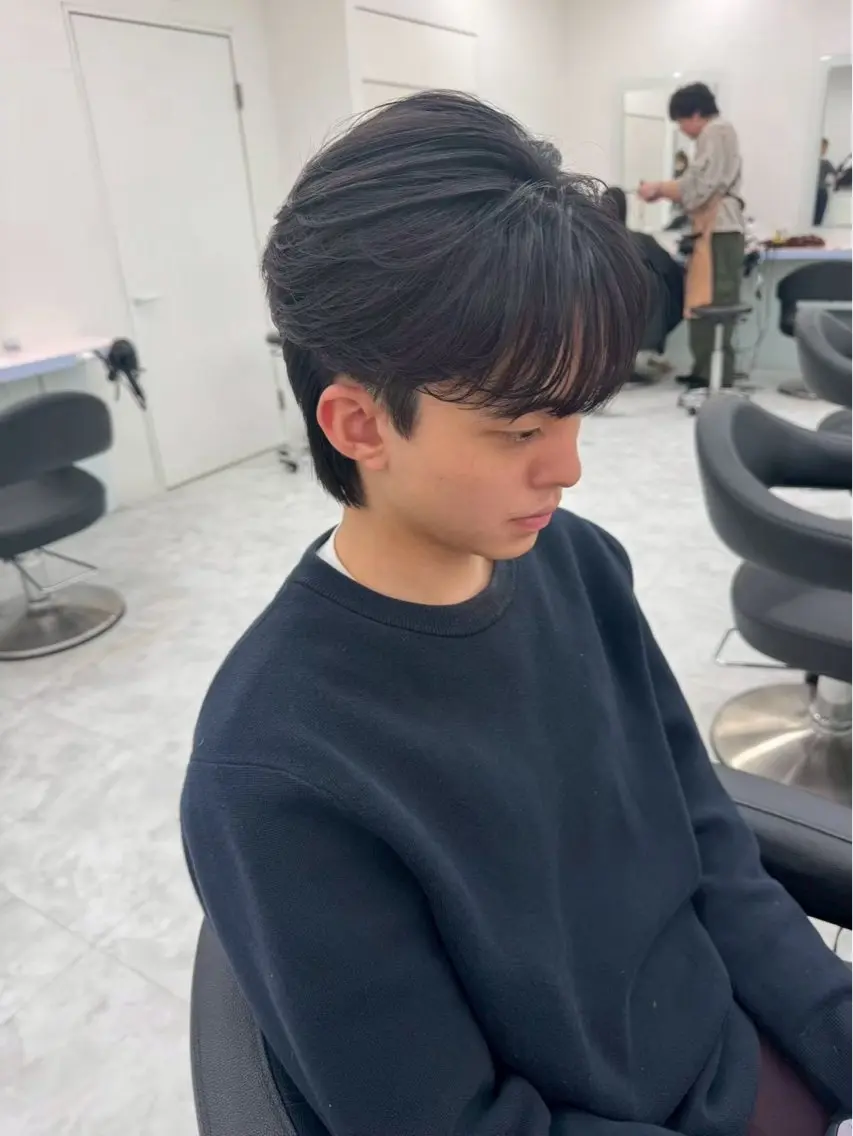 カラー パーマ 💫メンズ特化💫 MIU/海外風のヘアスタイル