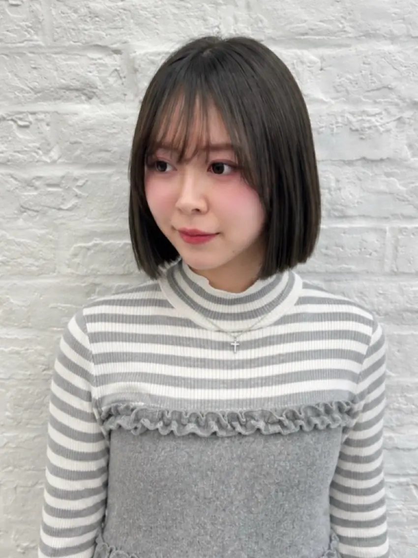 ショート 韓国ヘア🇰🇷／ 艶カラー鈴木萌愛🩶のヘアスタイル