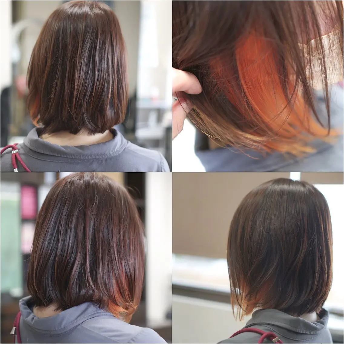 ミディアム カラー 中島 剛のヘアスタイル