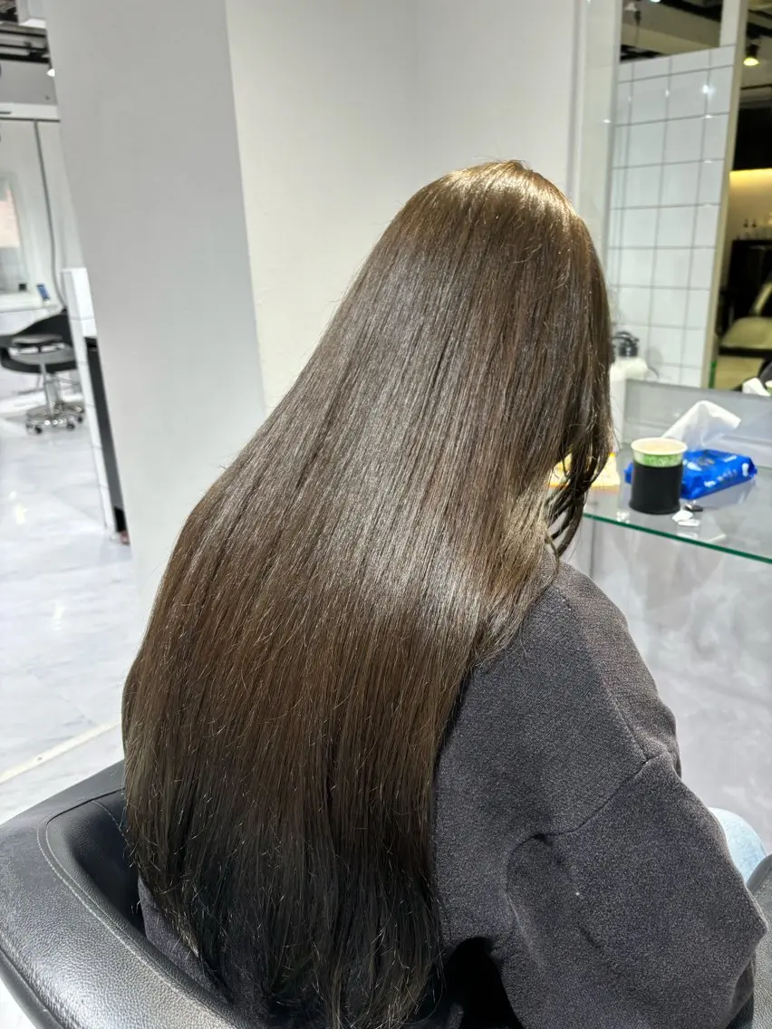 ロング カラー 表参道♡暗髪♡ 艶カラー♡アユミのヘアスタイル