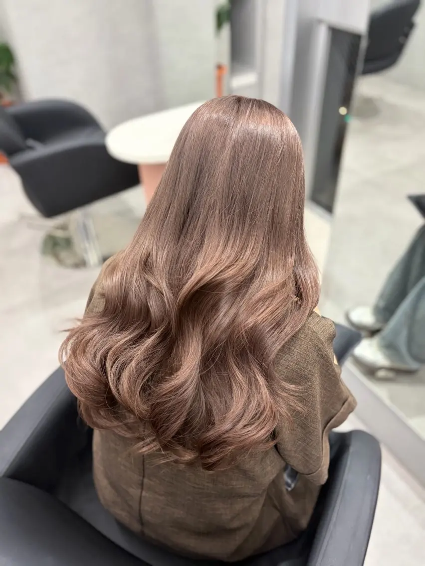 セミロング カラー THE ECT 🌸濱吉優希🌸のヘアスタイル