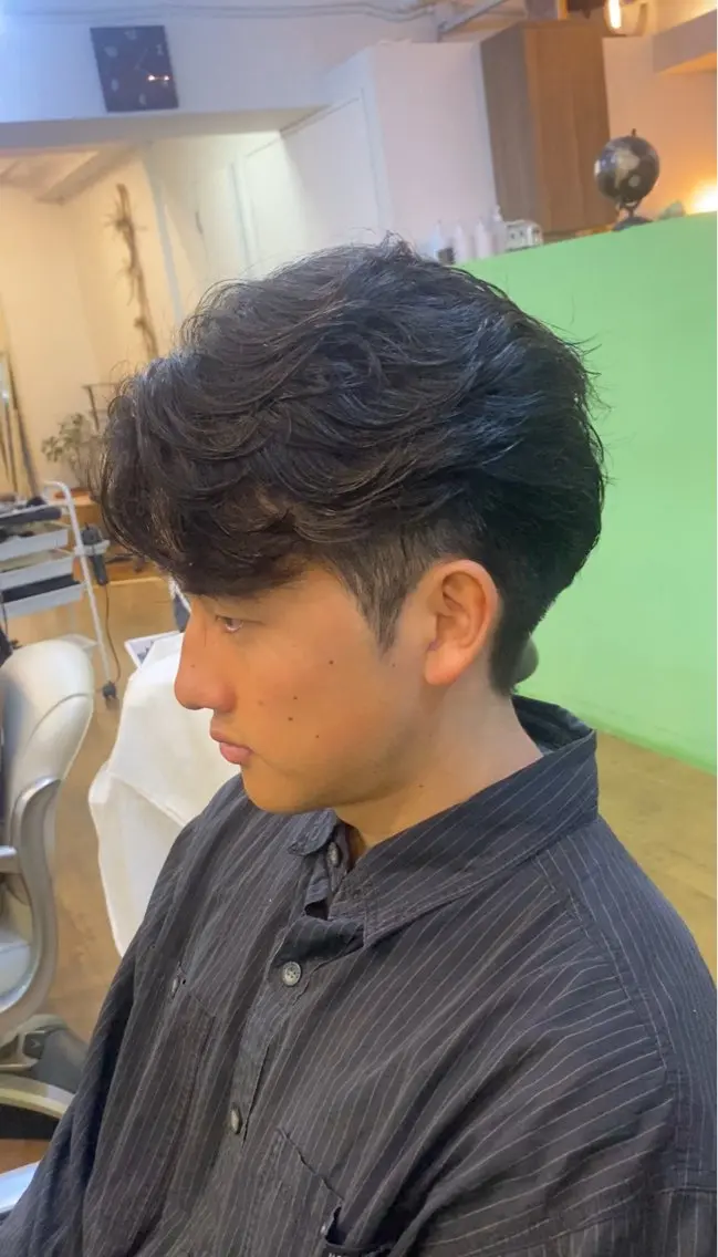 パーマ ヘアアレンジ メンズ カット 20代〜40代 大塚🌱松原大将のヘアスタイル