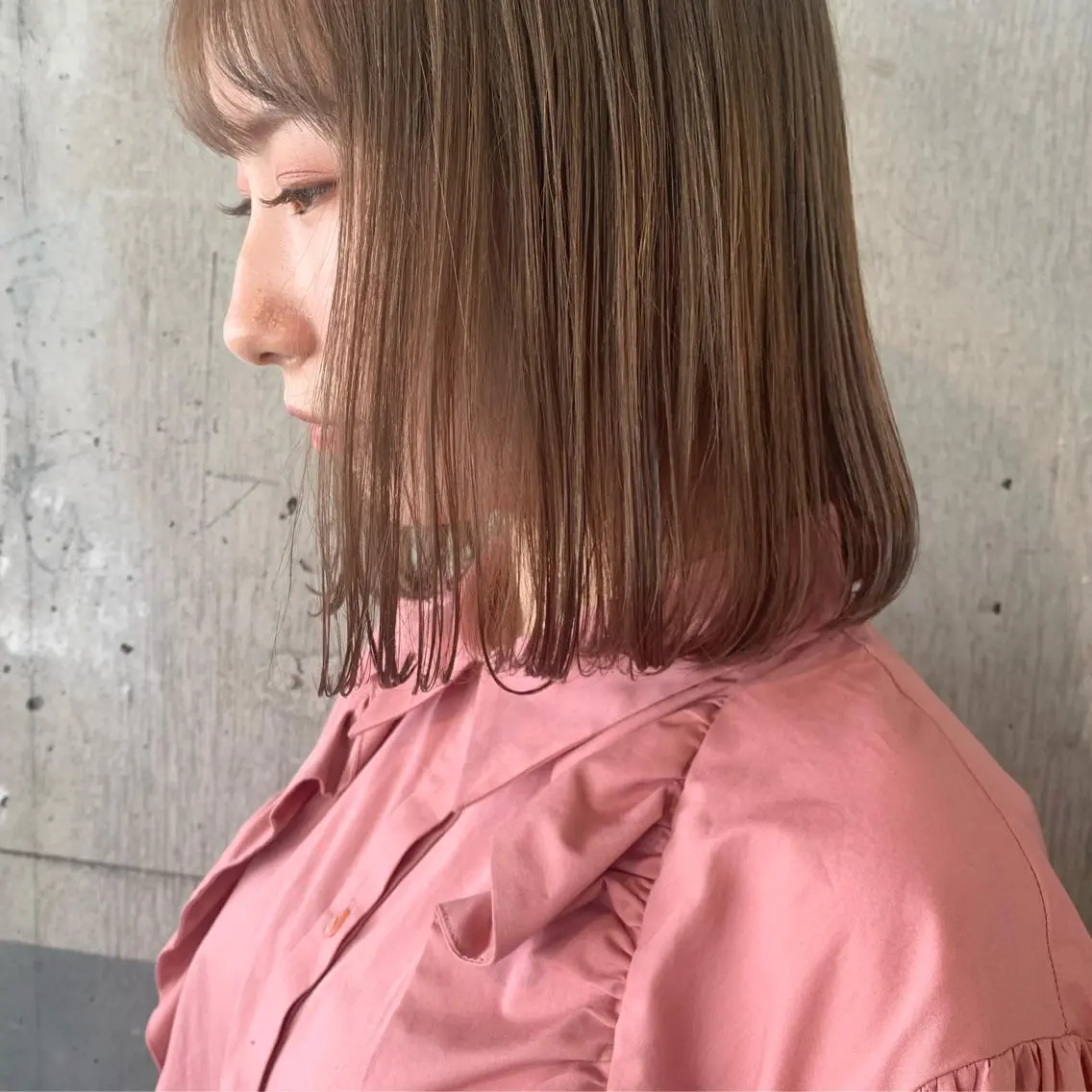 ミディアム ボブ kiyono ⭐︎ダブルカラーのヘアスタイル