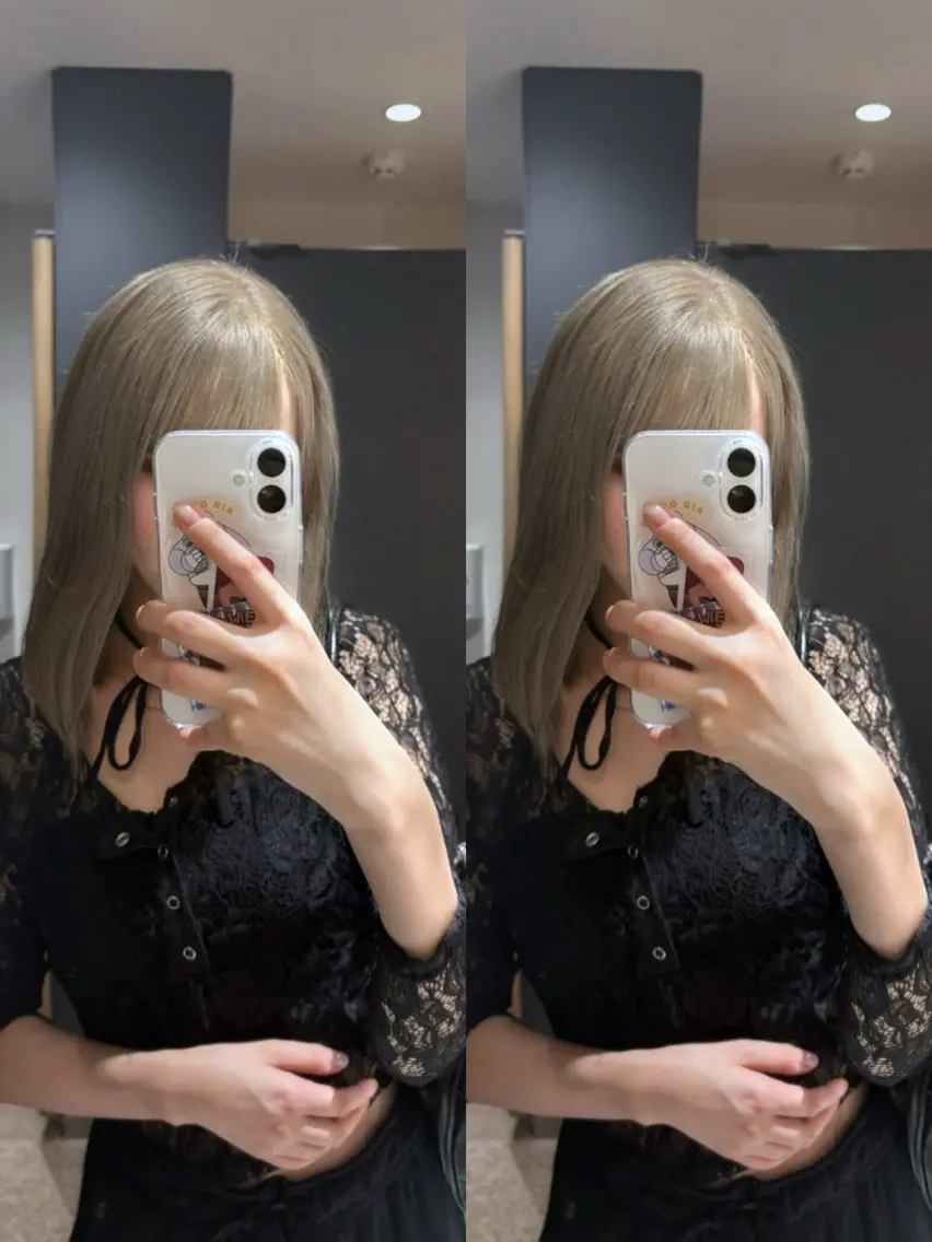 カット+ダブルカラーの写真