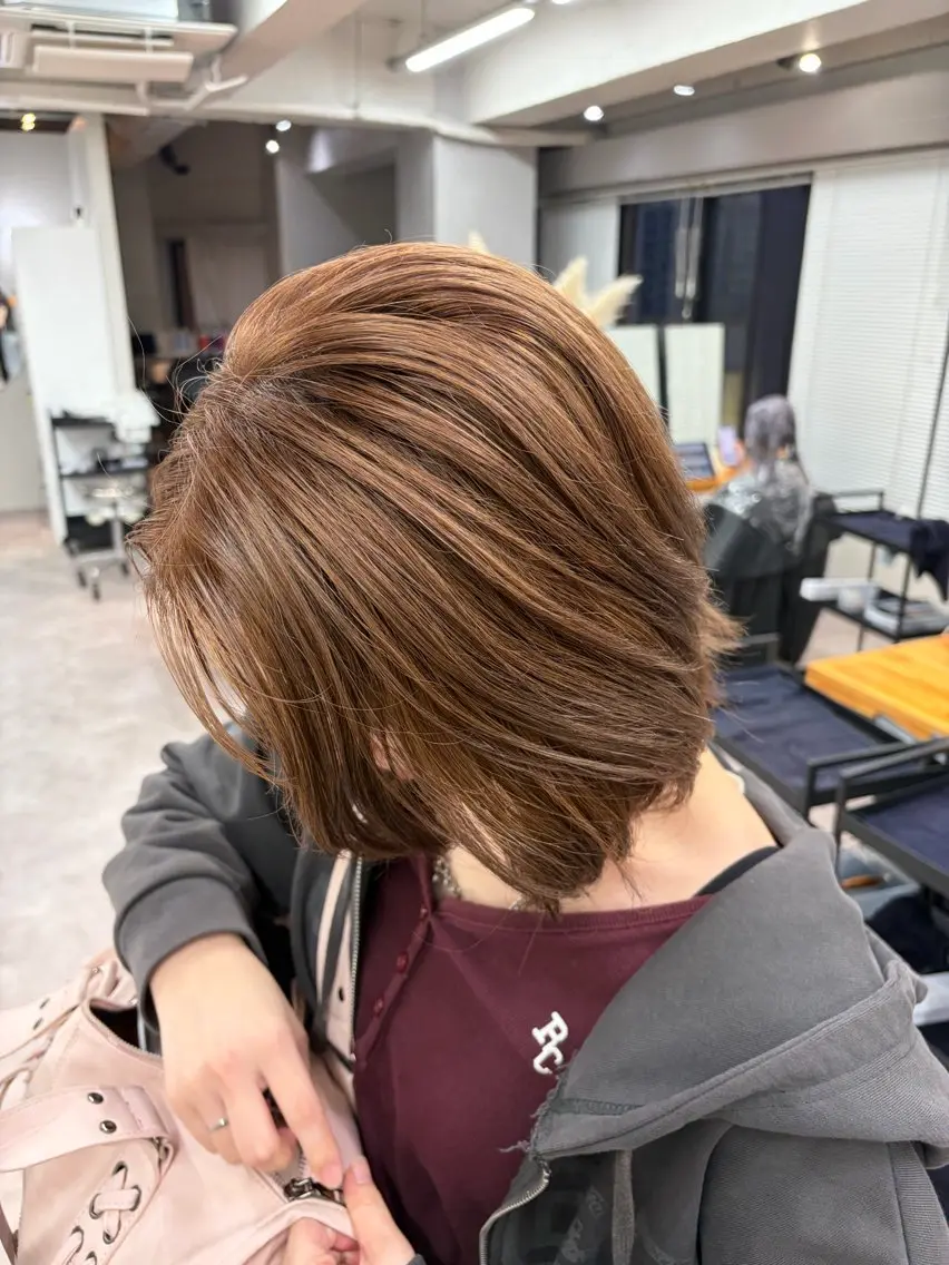 セミロング カラー カラー/ブリーチ モデル募集⭐️龍侑のヘアスタイル