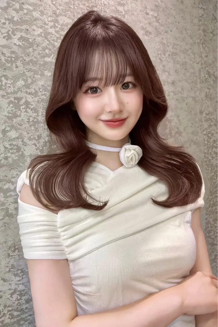 ロング 浦和透明感トレンド ヘア🫧セナ🤍のヘアスタイル