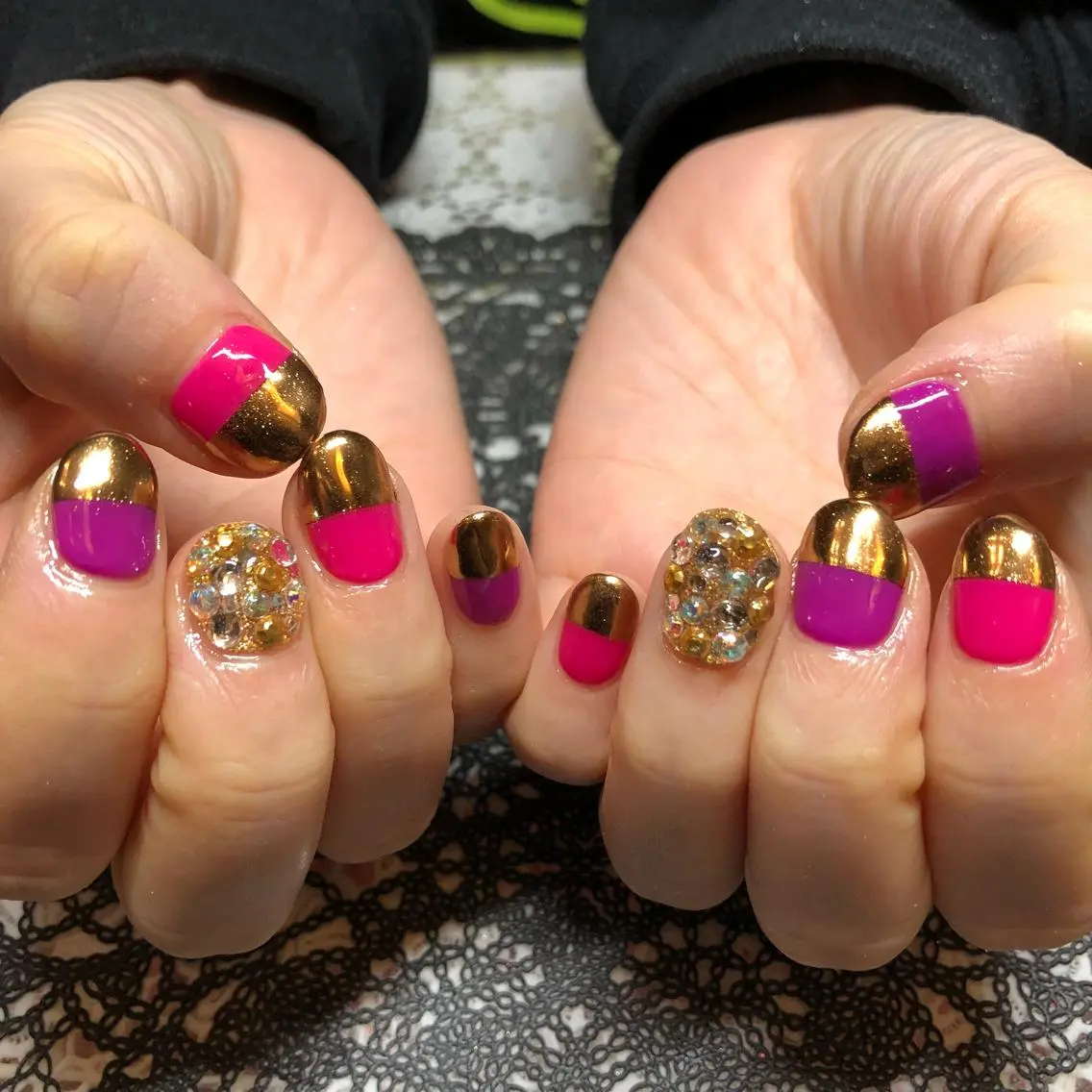 ネイル アートネイル ミラーネイル J terrace Nailのネイルデザイン