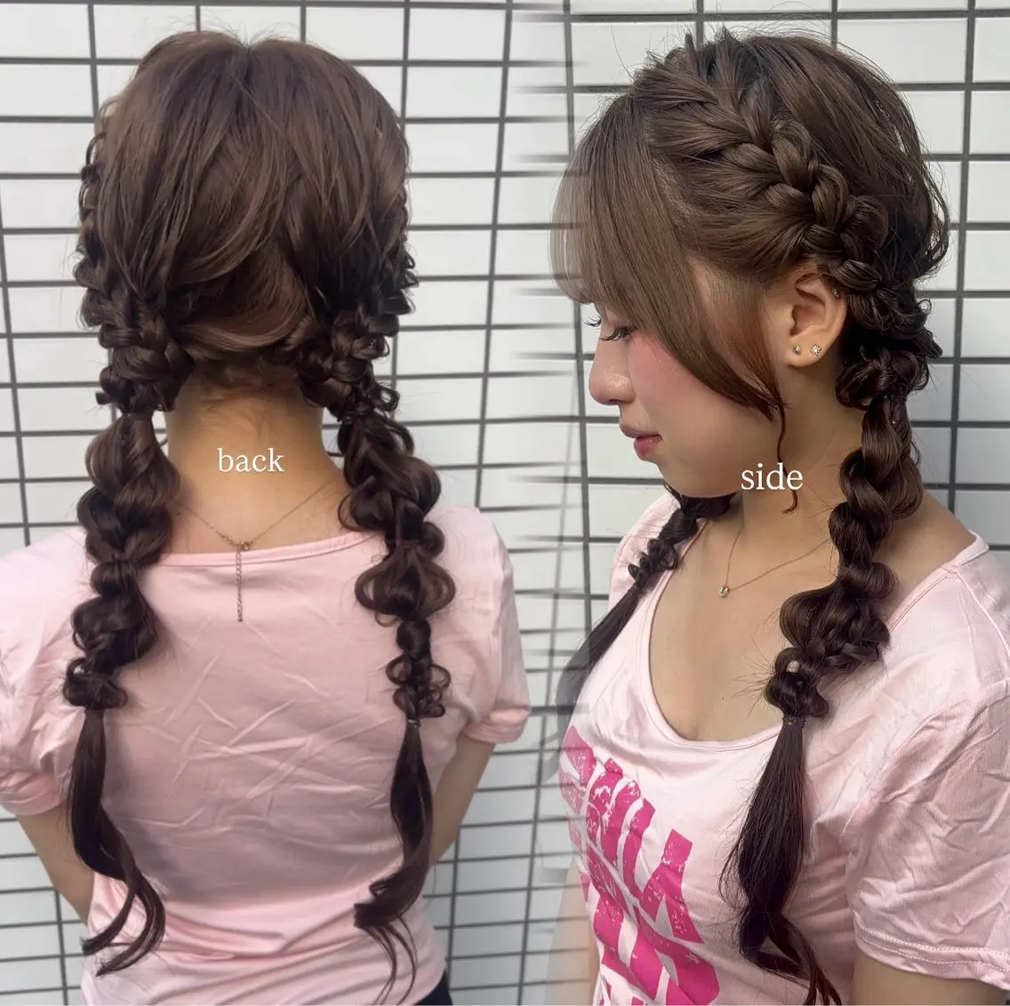 ヘアアレンジ ヘアセット ブリーチ透明感カラー /レイヤー👗しずかのヘアスタイル