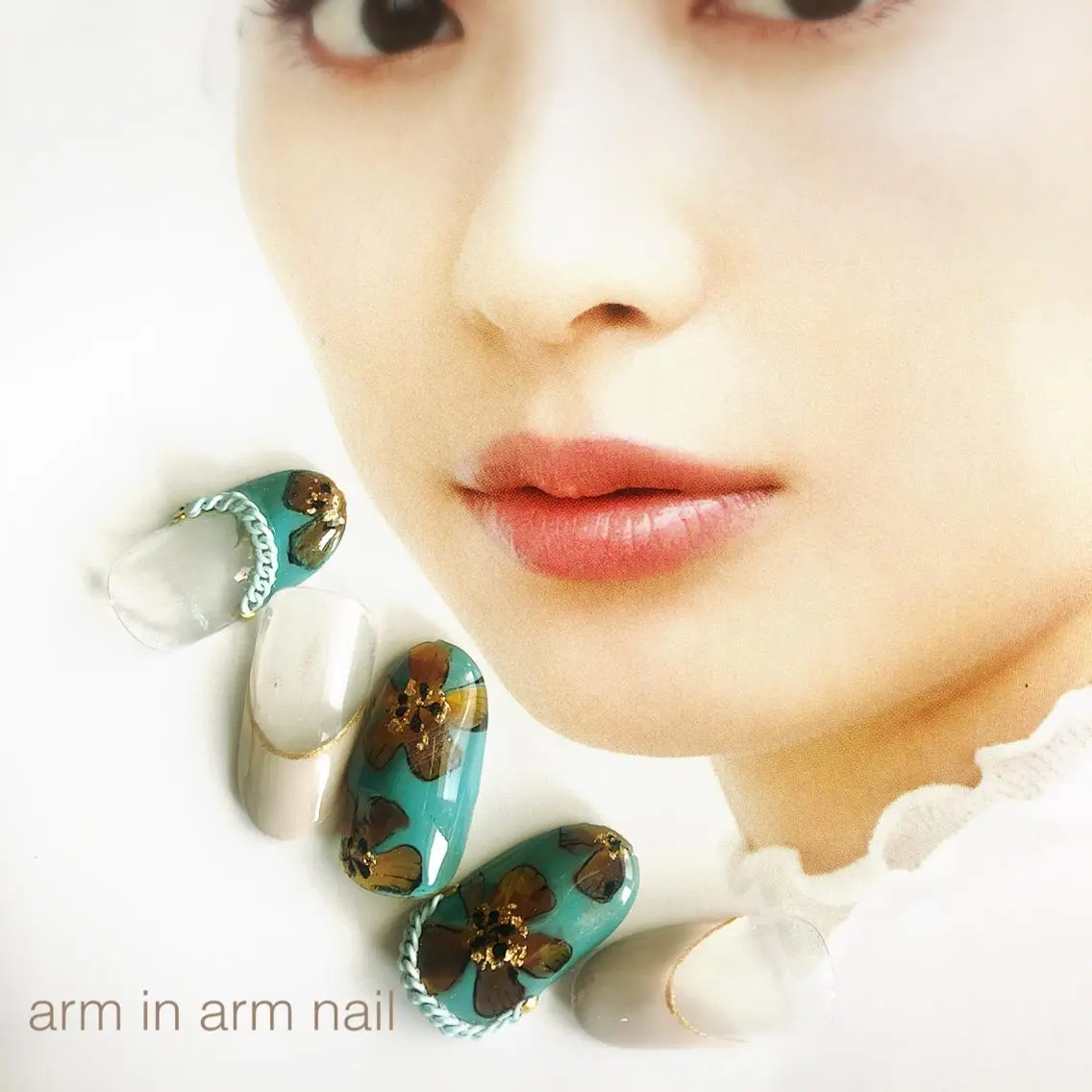 ネイル arm in arm ︎✿Yamamotoのマツエク・マツパデザイン
